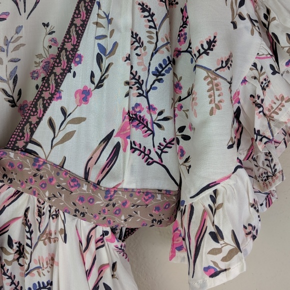 Spell Bound Bohemian Floral High Low Dress - Picture 6 of 8